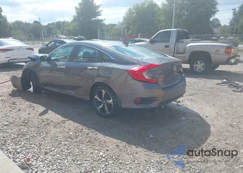 2018 Honda Civic Touring from USA, damaged, VIN 19XFC1F99JE001413